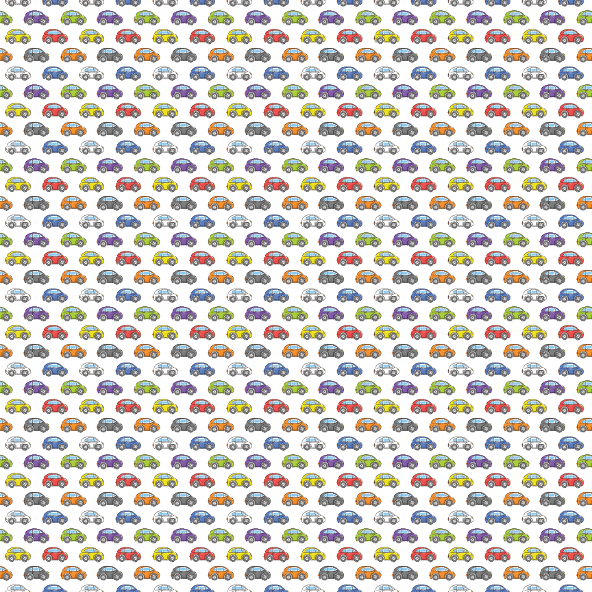 Kiddie Cars Pattern Acrylic Sheet - CMB Pattern Acrylic